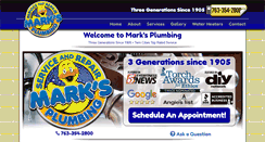 Desktop Screenshot of marksplumbingservice.com